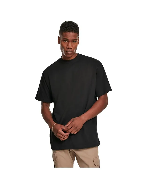 Build Your Brand Premium T-shirt van gekamd jersey met ruime pasvorm