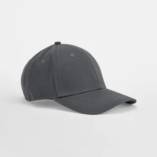 Beechfield EarthAware® klassieke 6-panel pet van biologisch katoen in Graphite Grey, voorkant