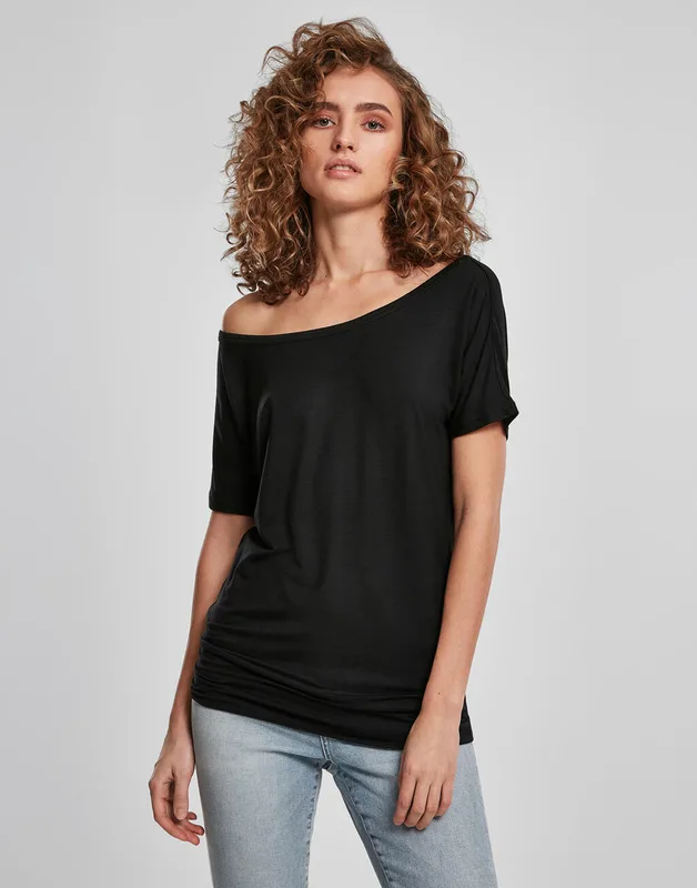 Build Your Brand Dames viscose T-shirt