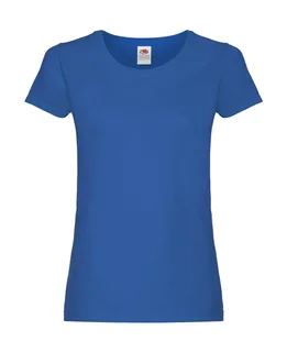 Fruit of the Loom Lady-Fit Original T-shirt in Royal, voorkant