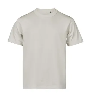 Tee Jays UNLABELED T-shirt met ruime pasvorm in Cement, voorkant