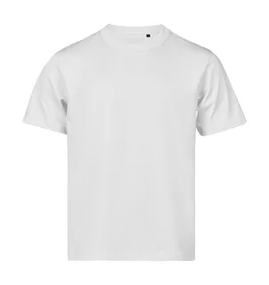 Tee Jays UNLABELED T-shirt met ruime pasvorm in White, voorkant
