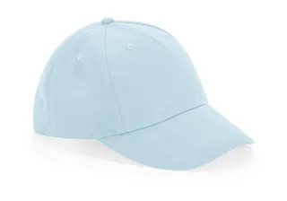 Beechfield 5 panels in Powder Blue, voorkant