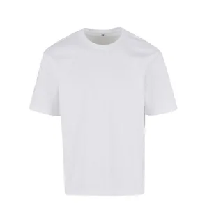Build Your Brand Sorona T-shirt met ruime pasvorm in White, voorkant