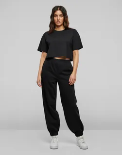 Build Your Brand Dames kort oversized T-shirt – foto 5