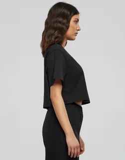 Build Your Brand Dames kort oversized T-shirt – foto 3