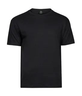 Tee Jays Heren zacht T-shirt in Black, voorkant