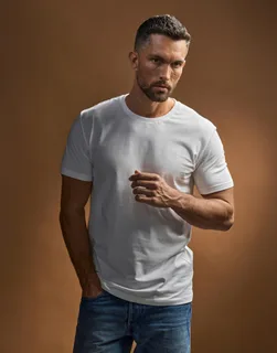 Tee Jays Heren zacht T-shirt – foto 1