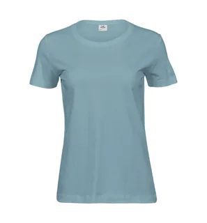 Tee Jays Women's soft T-shirt in Misty Blue, voorkant