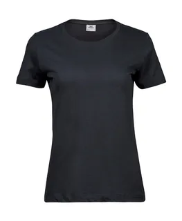 Tee Jays Women's soft T-shirt in Dark Grey, voorkant