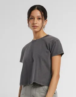 Build Your Brand Women's vintage cropped T-shirt – foto 4