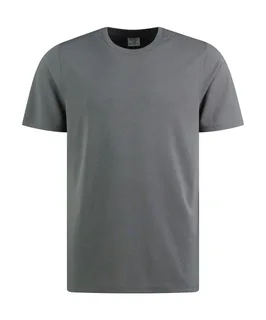 Kustom Kit Piqué T-shirt Superwash® 60°, regular fit in Charcoal, voorkant