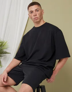 Build Your Brand Oversized T-shirt met wijde mouwen – foto 2