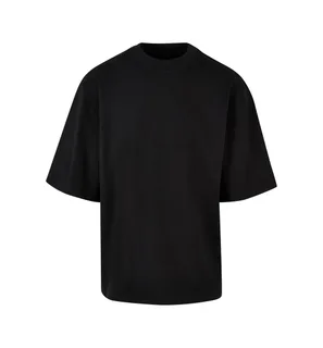 Build Your Brand Oversized T-shirt met wijde mouwen in Black, voorkant