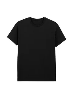 Gildan Light Cotton T-shirt zonder label in Black, voorkant
