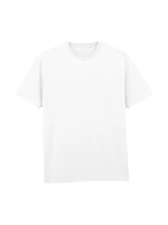 Gildan Light Cotton T-shirt zonder label in White, voorkant