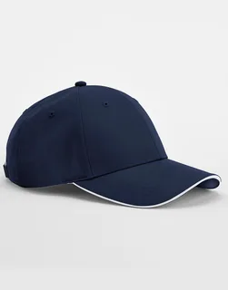 Beechfield Team Sports-Tech pet in French Navy/White, voorkant