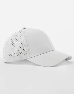 Beechfield Laser Performance Trucker in Ice Grey, voorkant
