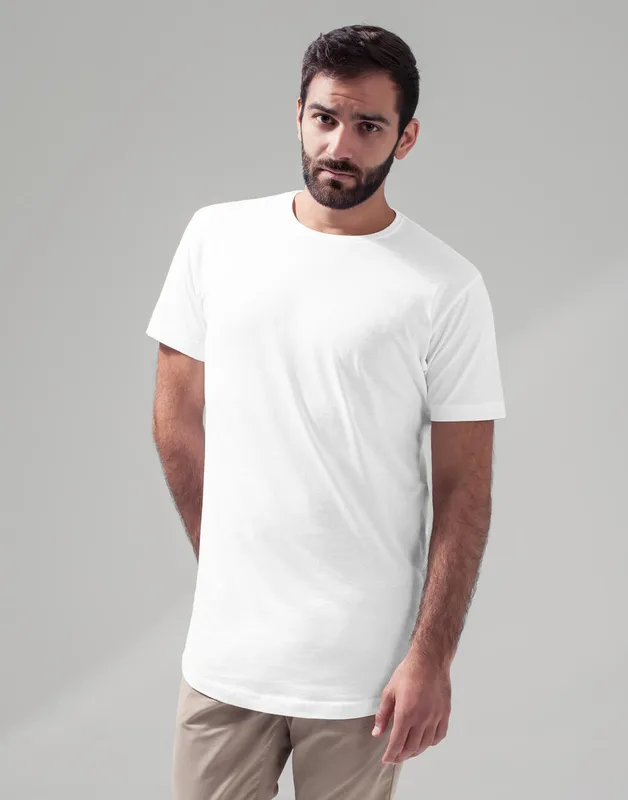 Build Your Brand Lang getailleerd T-shirt