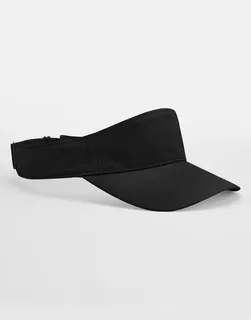 Beechfield Performance Visor in Black, voorkant