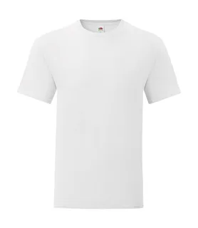 Fruit of the Loom Iconic T-shirt in White, voorkant