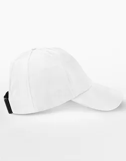 Beechfield Performance pet met paardenstaartopening in White, voorkant