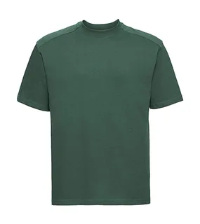 Russell Heavy Duty T-shirt in Bottle Green, voorkant