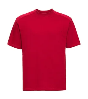 Russell Heavy Duty T-shirt in Classic Red, voorkant