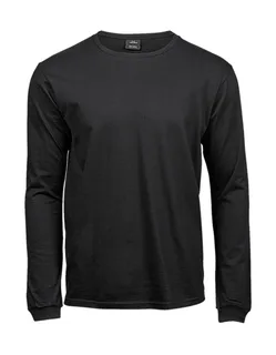 Tee Jays Sof-Tee met lange mouwen in Black, voorkant