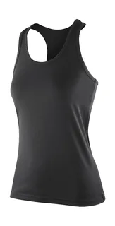 Spiro Dames Impact Softex® top in Black, voorkant