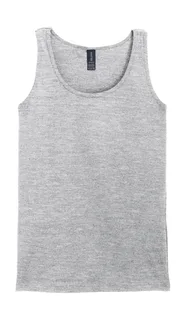 Gildan Dames Softstyle tanktop in Sport Grey, voorkant