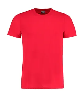 Kustom Kit Superwash® 60° T-shirt, fashion fit in Red, voorkant