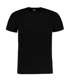 Kustom Kit Superwash® 60° T-shirt, fashion fit in Black, voorkant
