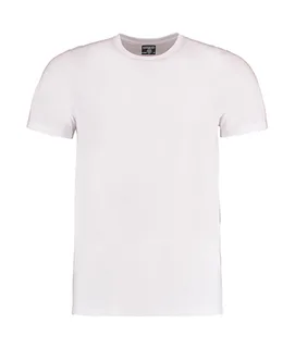 Kustom Kit Superwash® 60° T-shirt, fashion fit in White, voorkant