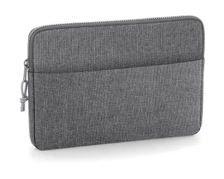 Bagbase Essential 15" Laptop Case in Grey Marl, voorkant