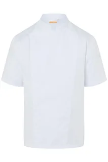 Karlowsky Modern-Look short-sleeved chef's jacket in White, voorkant