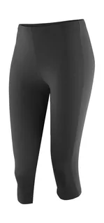 Spiro Dames Impact Softex® capribroek in Black, voorkant