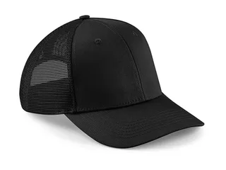 Beechfield Urbanwear truckerspet in Black, voorkant