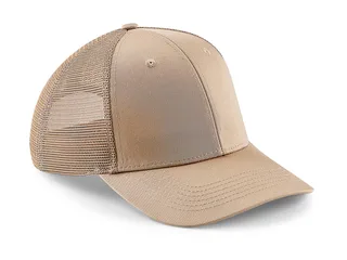 Beechfield Urbanwear truckerspet in Warm Sand, voorkant