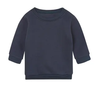 Babybugz Baby Essential sweater in Navy, voorkant