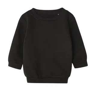 Babybugz Baby Essential sweater in Black, voorkant