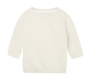 Babybugz Baby Essential sweater in Natural, voorkant