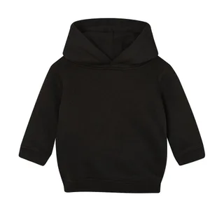 Babybugz Baby Essential Hoodie in Black, voorkant