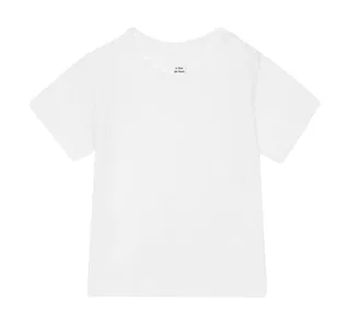 Babybugz Made in Africa Baby T in White, voorkant