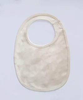 Babybugz Single Layer Bib in Organic Natural, voorkant