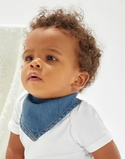 Babybugz Baby Rocks Denim Bandana Bib – foto 1