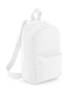 Bagbase Mini Essential rugzak in White, voorkant