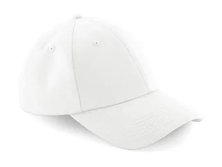 Beechfield Authentic baseball cap in Soft White, voorkant