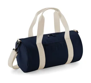 Bagbase Mini duffeltas in French Navy/Off White, voorkant