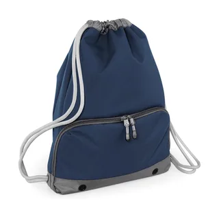 Bagbase Athleisure Gymsac in French Navy, voorkant